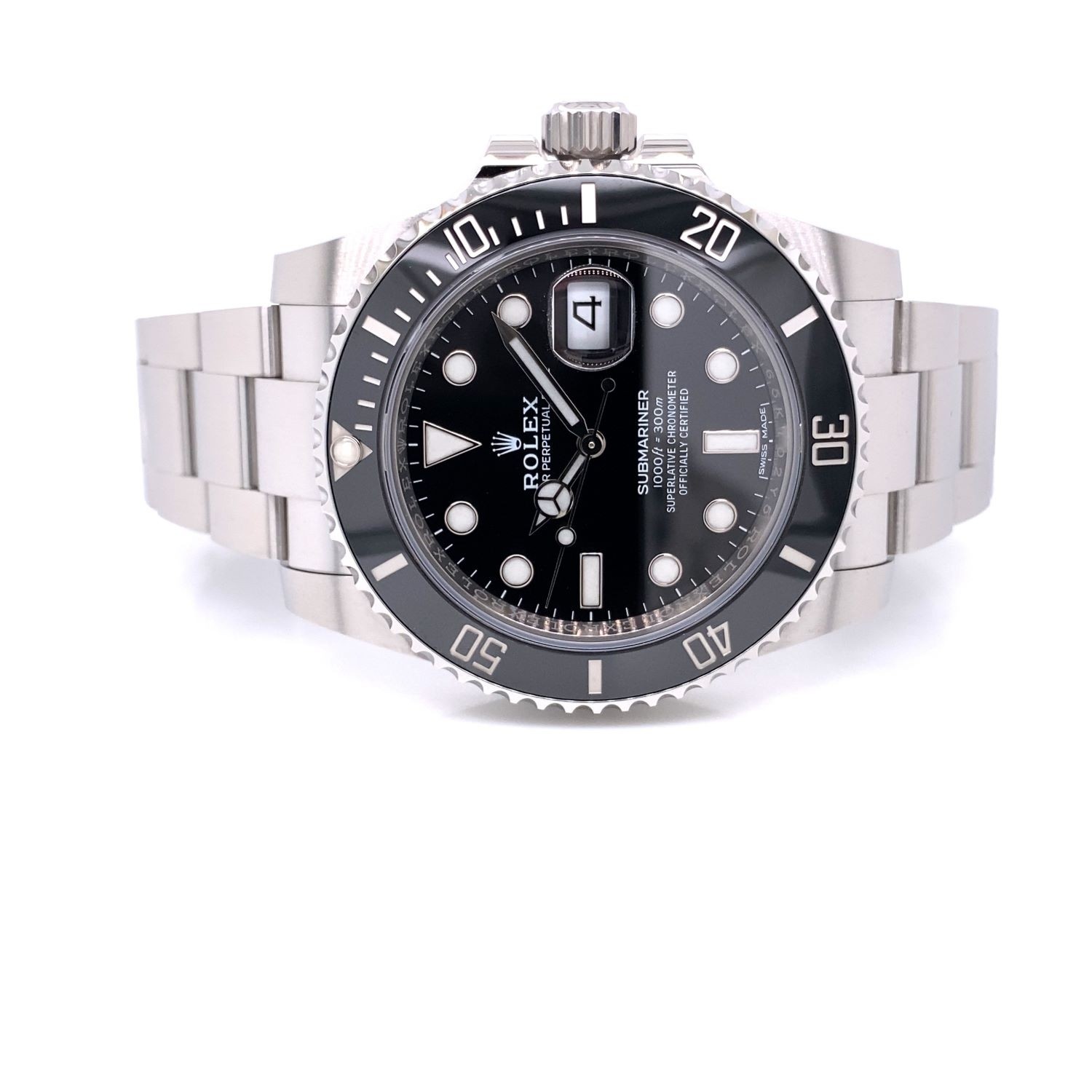 Rolex Submariner Mm Black Dial Cerachrom Bezel Stainless Steel