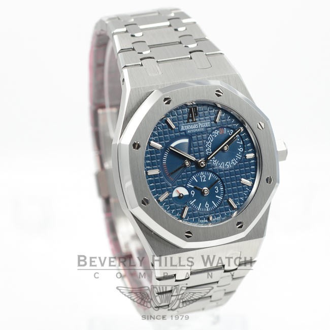 Audemars Piguet Royal Oak Dual Time Stainless Steel Blue Dial