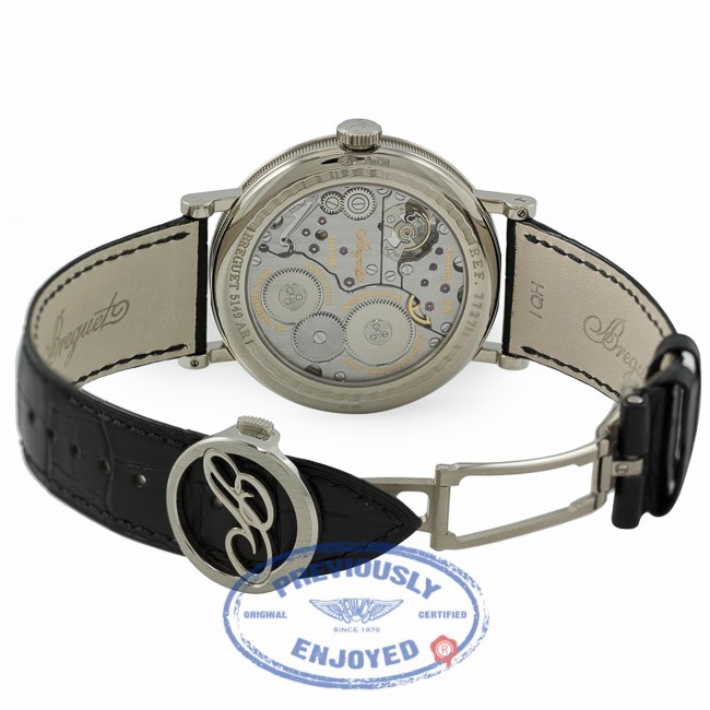 Breguet Classique 18k White Gold 41mm Black Alligator 7727BB 12