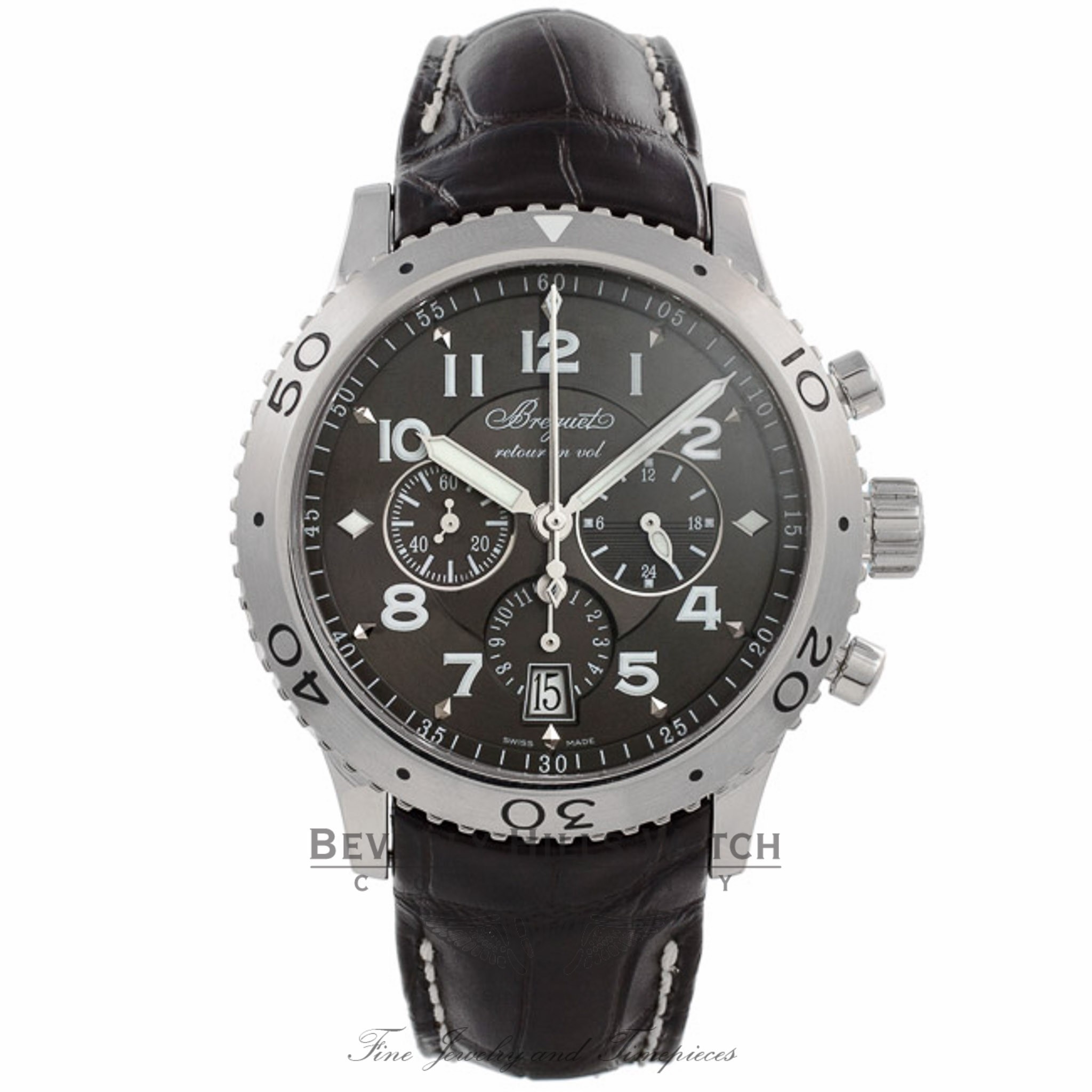 Breguet Transatlantique Type XXI Flyback 42.5MM Stainless Steel