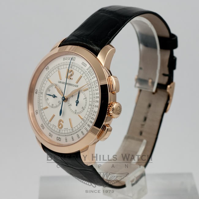 Girard Perregaux 1966 Chronograph Pink Gold Watch 49539 52 151 BK6A