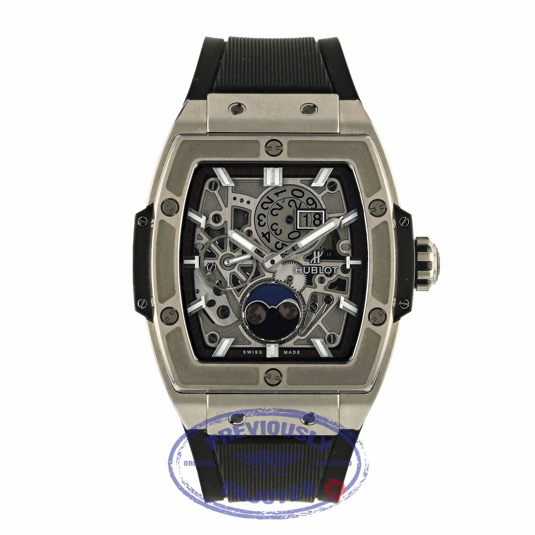 Hublot Spirit Of Big Bang Moonphase 42mm Titanium Tonneau 647.NX