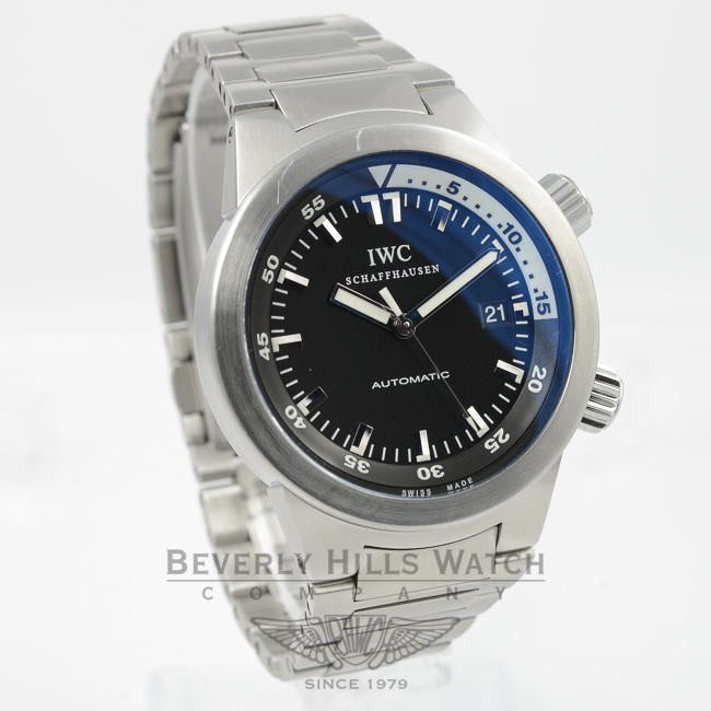 IWC Aquatimer Stainless Steel Automatic Mens Wristwatch Model IW354805