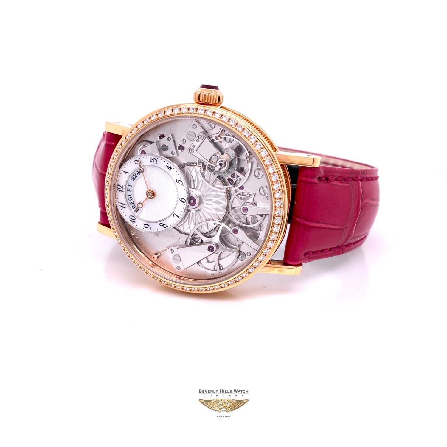 Breguet Tradition Rose Gold 37mm Ladies Watch 7038BR 18 9V6.D00D