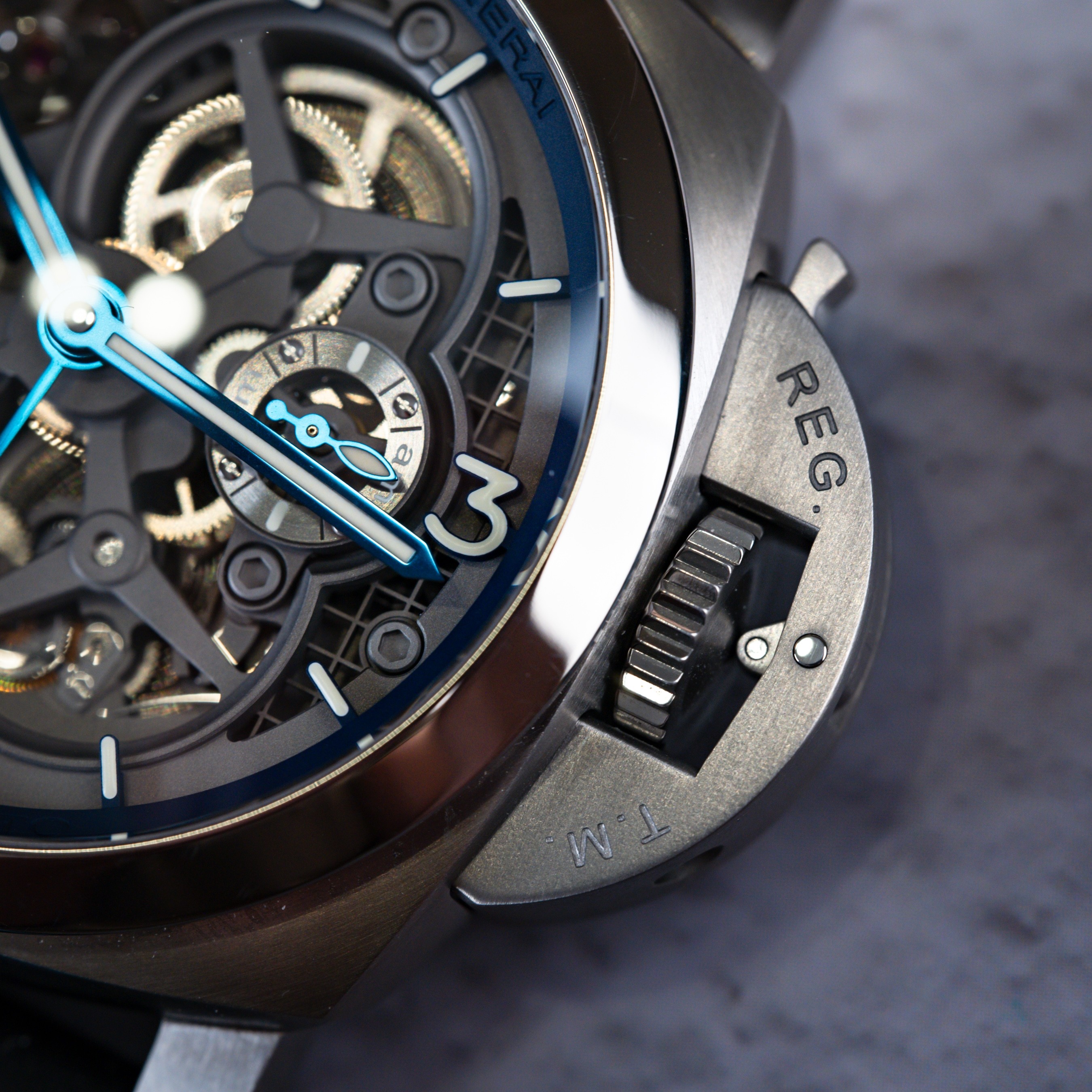 Panerai Luminor Toubillon GMT 47mm Titanium Skeleton PAM00767 Beverly Hills Watch Company