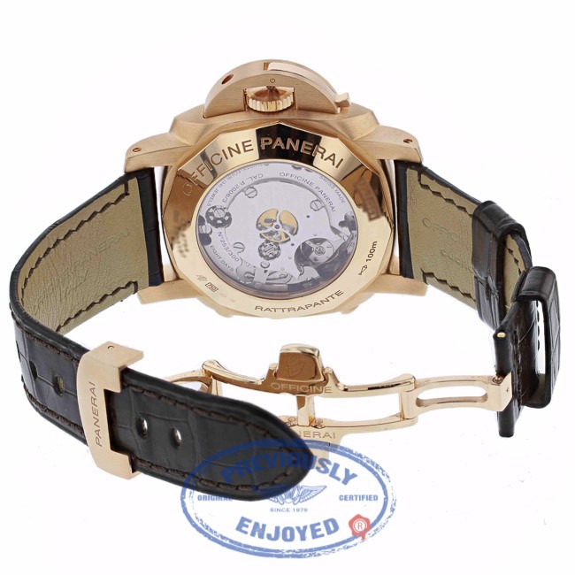 Panerai Luminor 1950 Rattrapante 8 Days Oro Rosa 47mm PAM00319