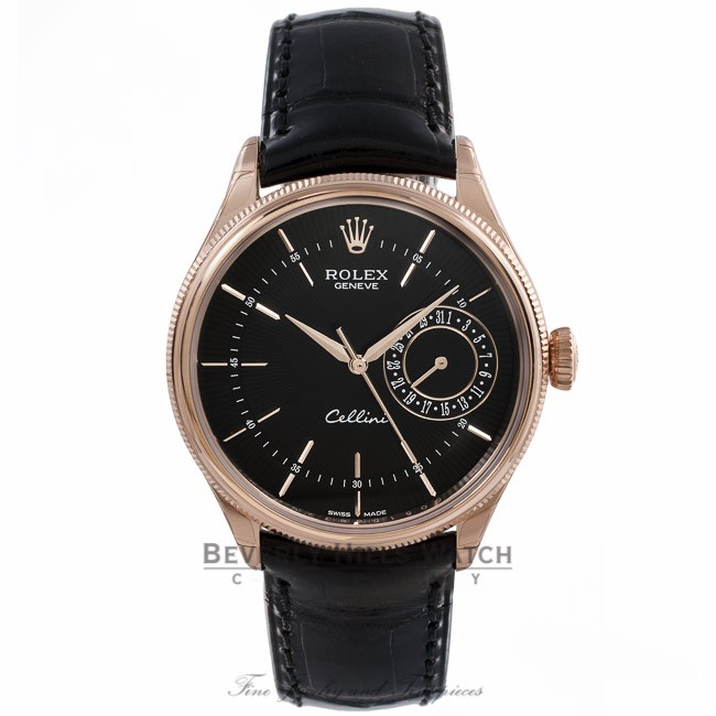 Rolex cellini discount date rose gold