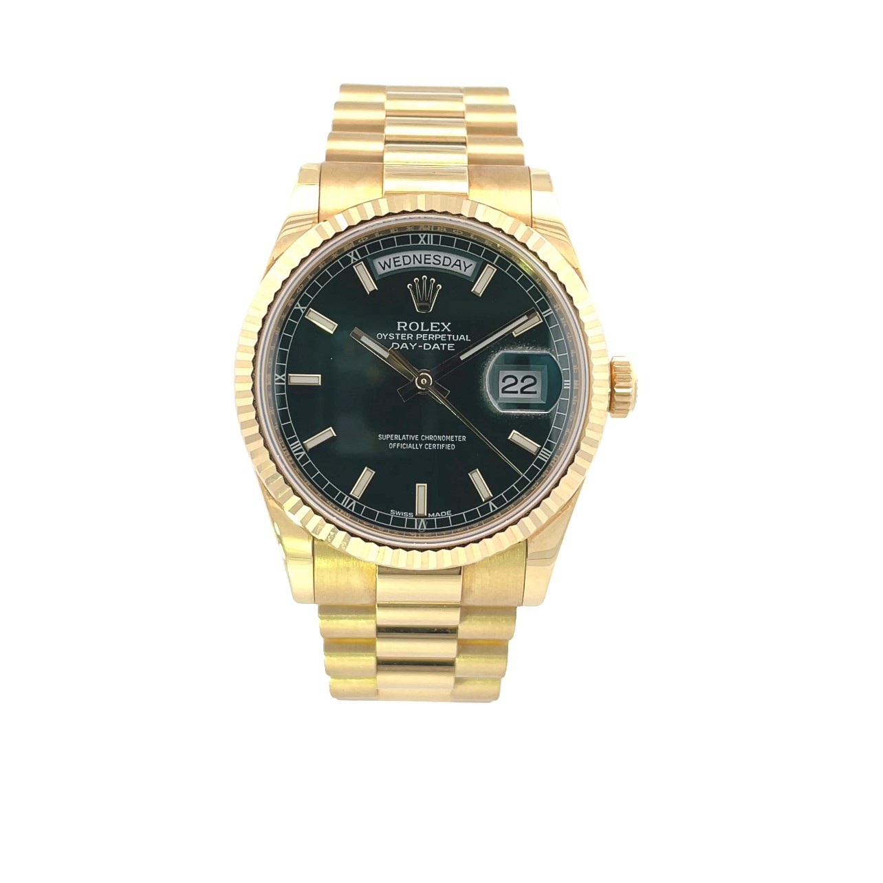 Rolex 118238 2024 green dial